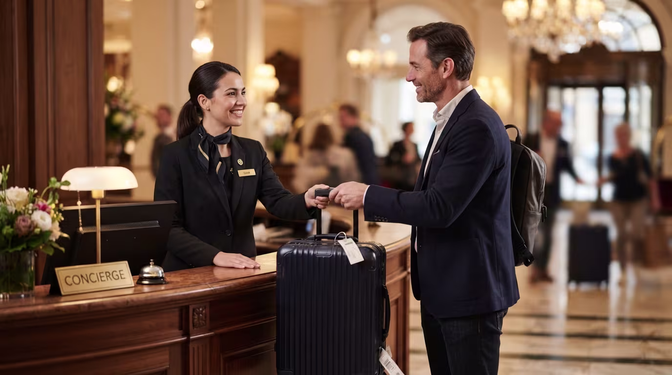 concierge luggage delivery by NGSQUAD